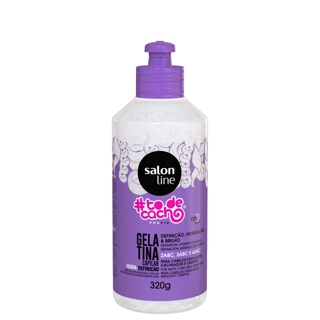 Gelatin - #ToDeCacho High Definition - Defines and Enhances Curls - Salon Line 320ml