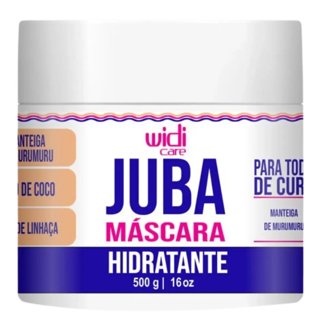 Máscara Hidro-Nutritiva - Juba Máscara Hidratante - Widi Care 500g