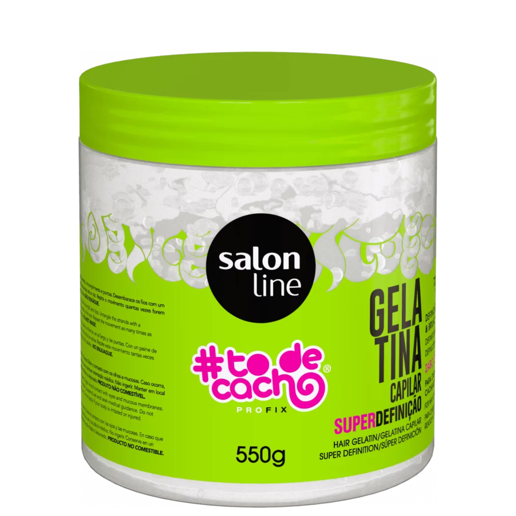 Gelée - #ToDeCacho Super Definition - Defines and Controls Curls - Salon Line 550g