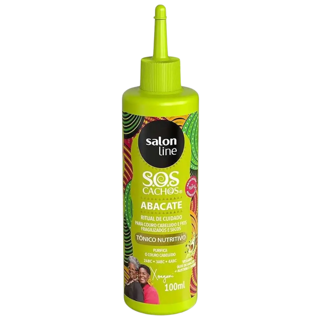 Tónico Capilar - SOS Cachos Abacate - Fortalece e Nutre os Caracóis - Salon Line 100ml