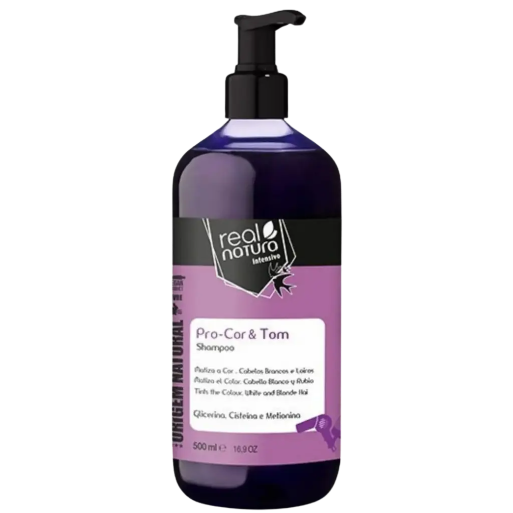 Shampooing Déjaunissant - Pro-Cor & Tom - Real Natura 500ml