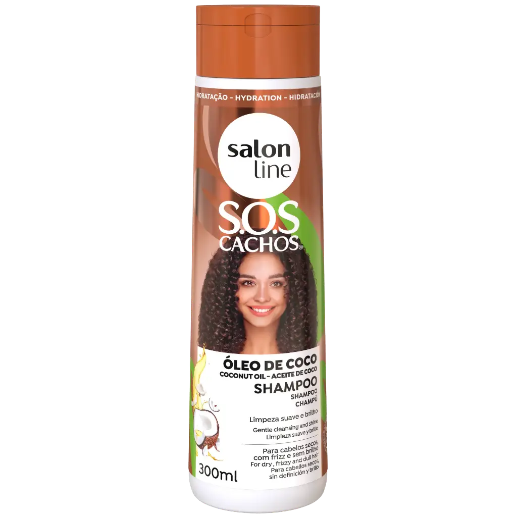 Shampoo - SOS Cachos Coconut - Salon Line - 300ml