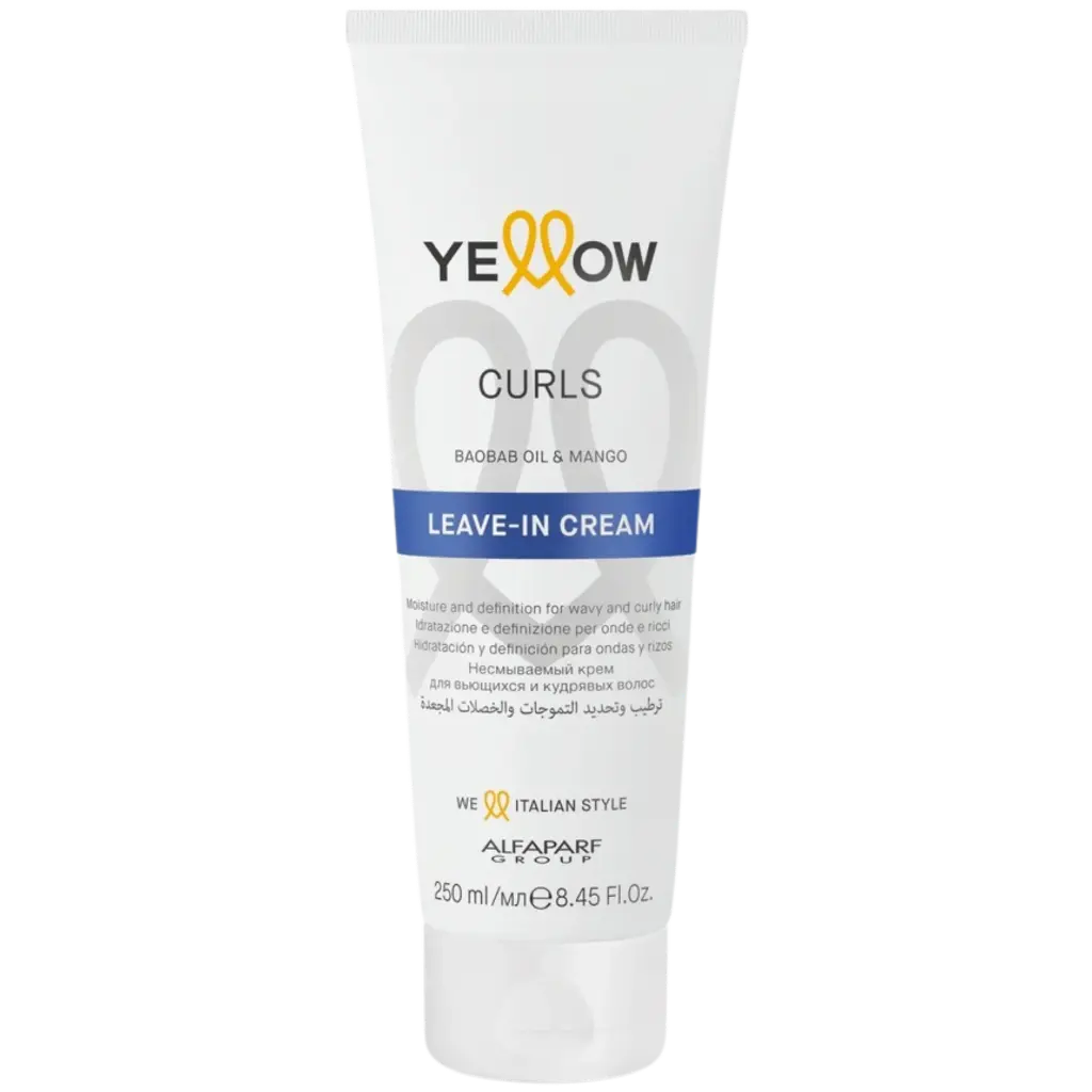 Leave-In Cream - Curls Baobab Oil & Mango - Yellow 250ml