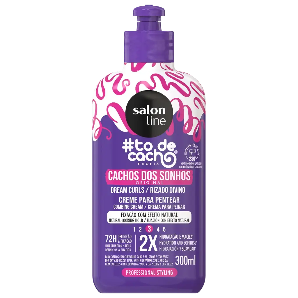Creme de Pentear para Cabelos Cacheados - #To de Cacho Profix - Cacho dos Sonhos - Salon Line 300ml