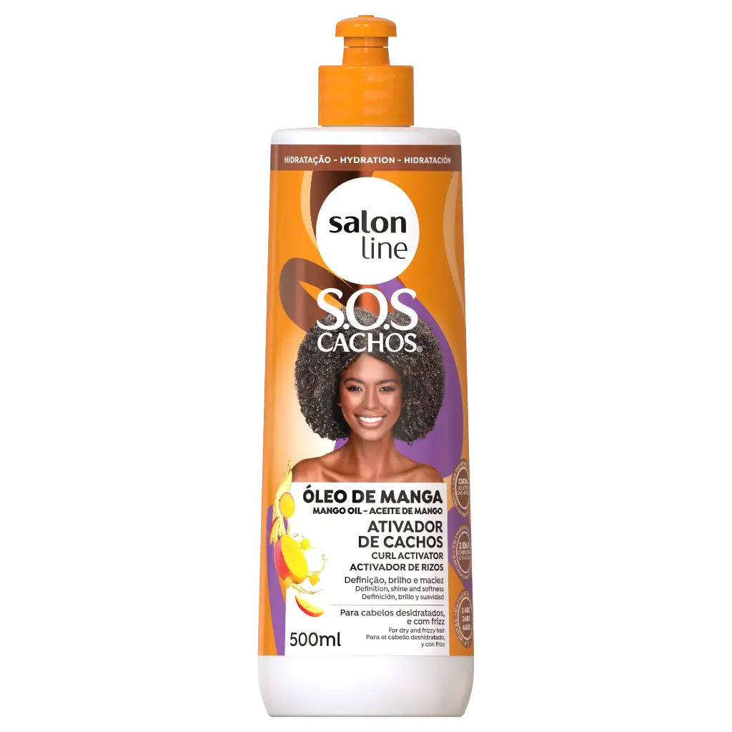 Leave-In Cream with Activator “SOS - Oleo de Manga” Salon Line 500ml