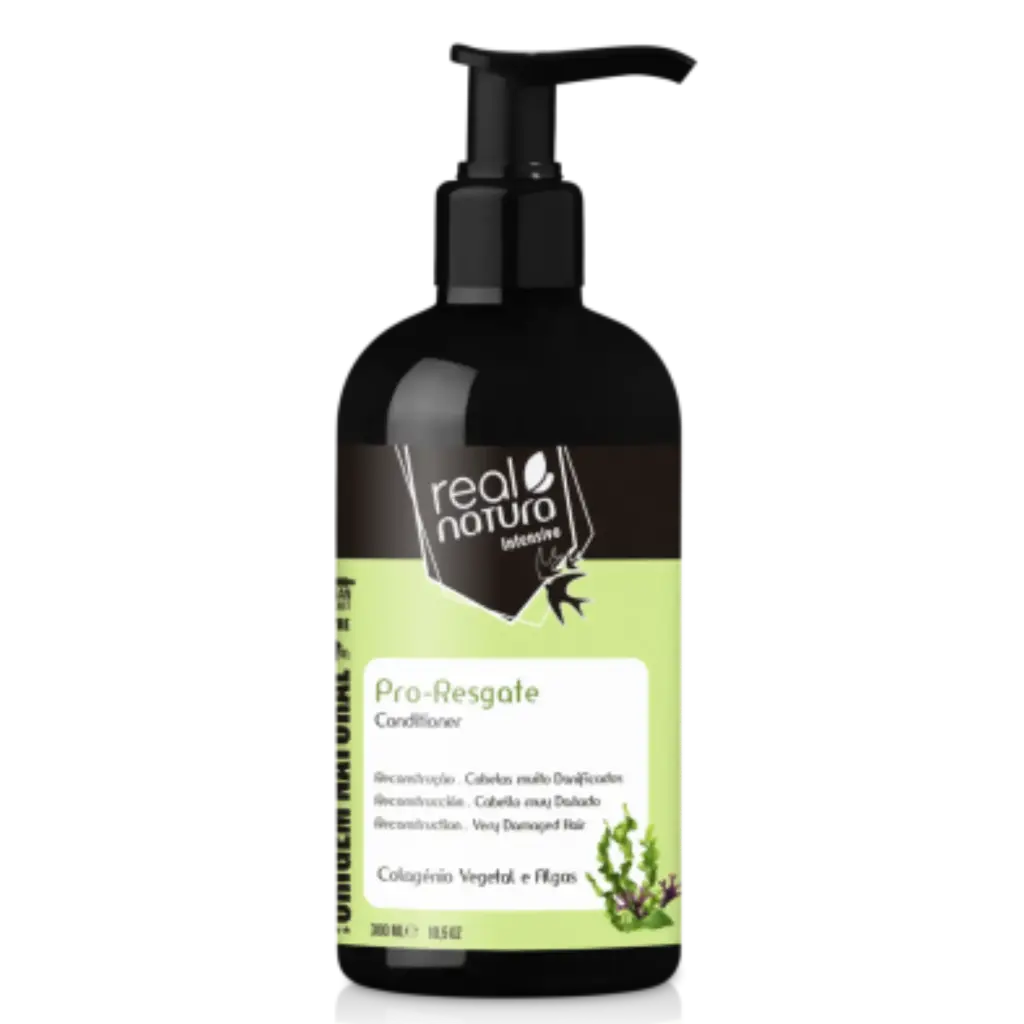 Conditionneur Réparateur - Spiruline et Algue Chlorella - Pro-Resgate - Real Natura 300ml