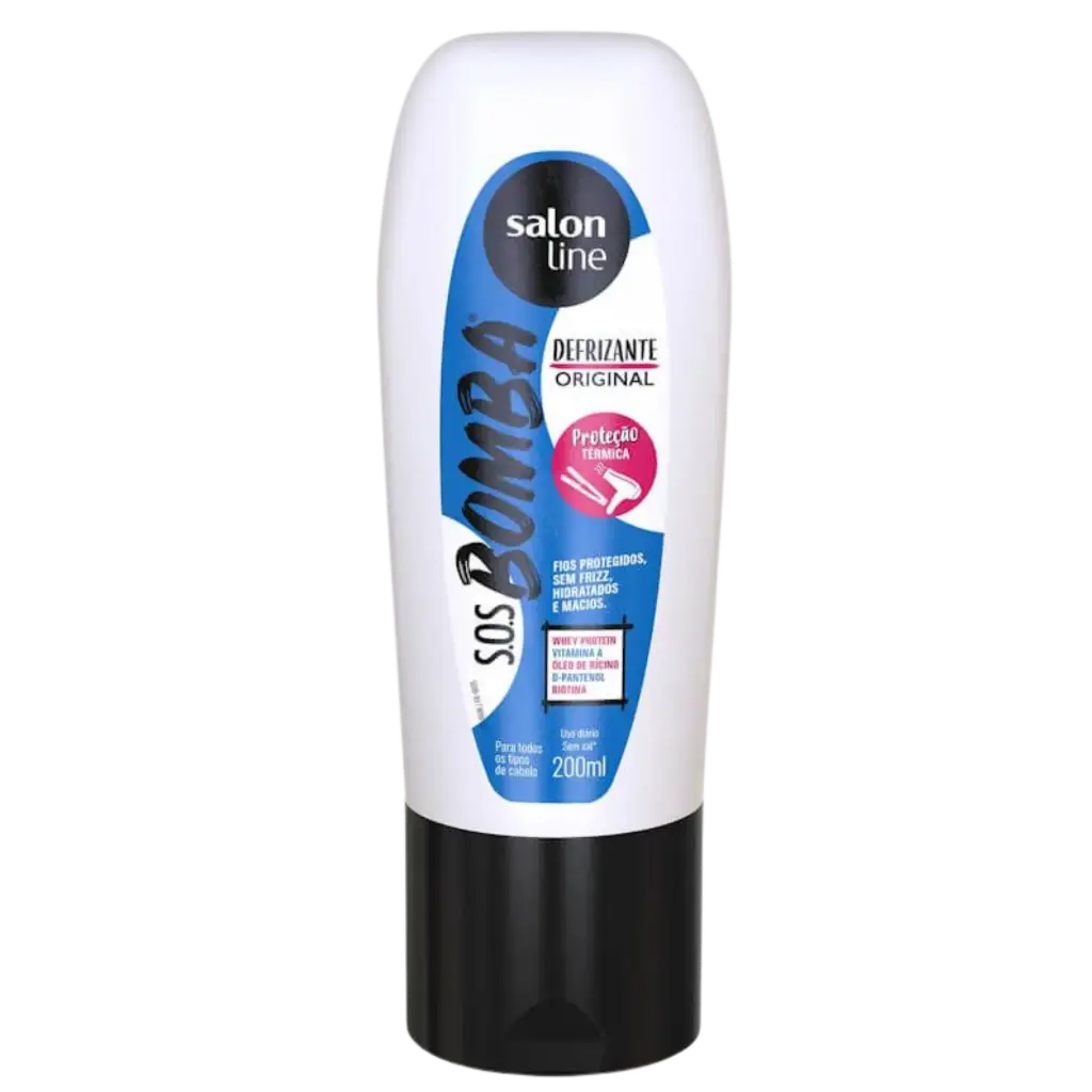  Vitamin Anti-Frizz Styling Cream - SOS Bomba Original - Salon Line 200ml