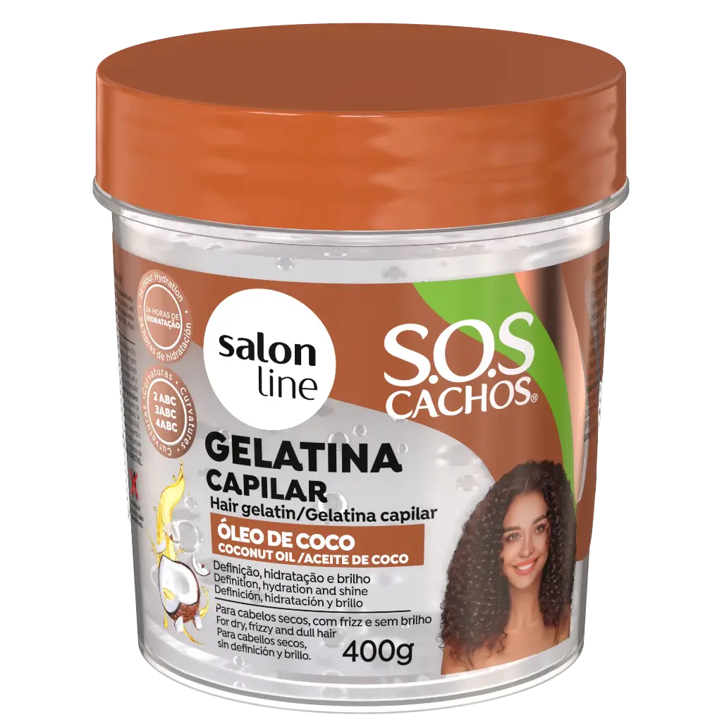 Gelée Hydratants - SOS Cachos Coco - Salon Line - 400g