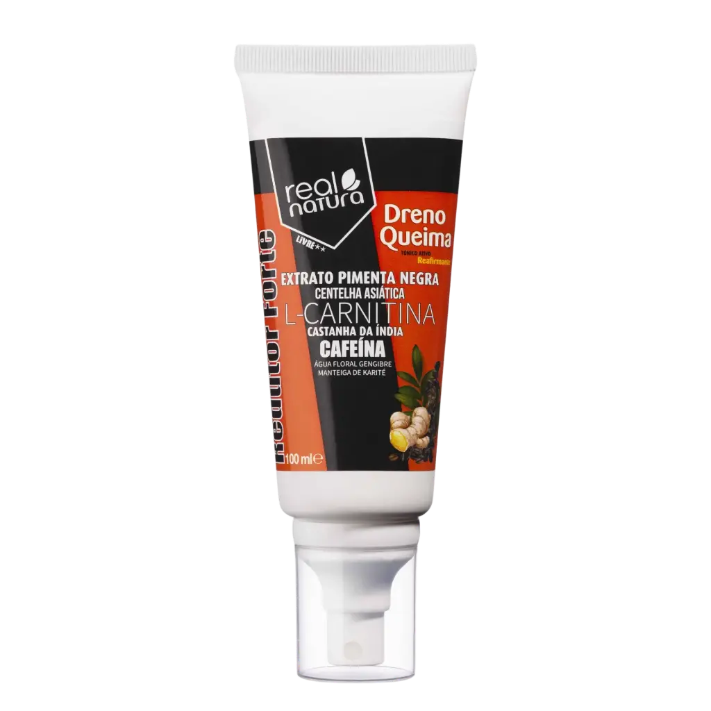 Tônico de Massagem Reafirmante para Redução de Gordura - Dreno Queima - Real Natura 100ml