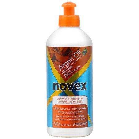 Professional Leave-in Conditioner - Argan Oil - Replenishes Shine and Controls Frizz - Novex 300ml
