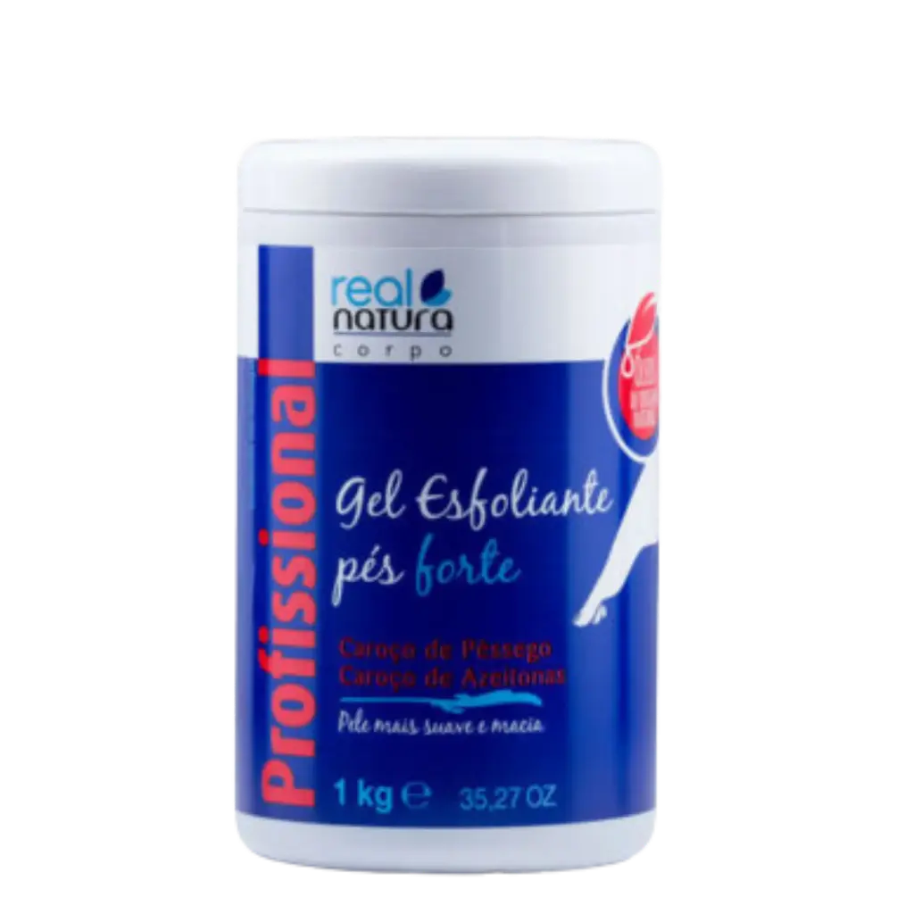 Gel Esfoliante Profissional - Remove Células Mortas da Pele - Real Natura 1000ml