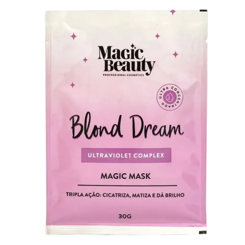 Máscara Mágica - Magic Beauty Professional Cosmetics - Blond Dream Complexo Ultraviolet 30g