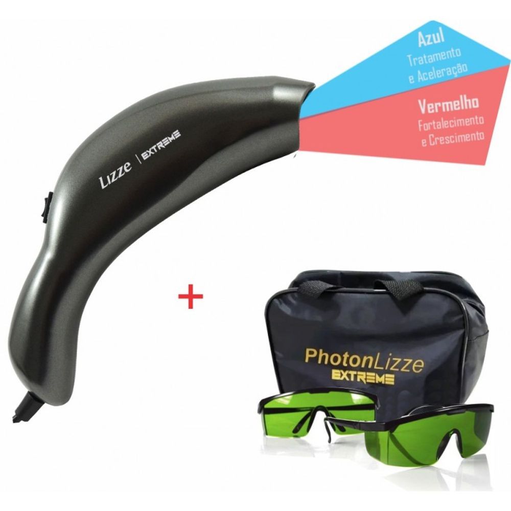 Acelerador de Tratamento Capilar LED – Lizze Photon Extreme – Potenciador Capilar de Dupla Luz