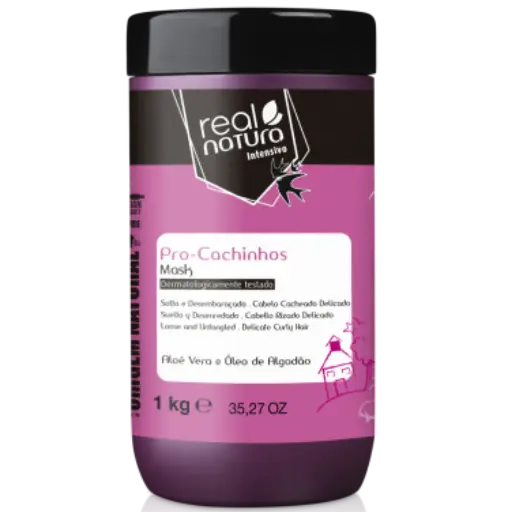 [5600493406171] Máscara  Infantil - Pro-Cachinhos - Óleo Vegetal de Algodão - Real Natura 1kg