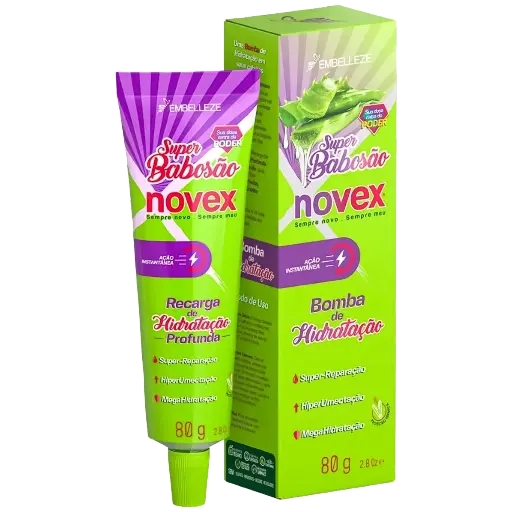 [876120005221] Hydration Booster - Super Babosão Aloe Vera - Novex 80g