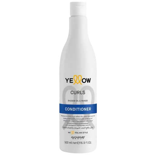 [8022297113609] Conditioner - Curls Baobab Oil & Mango - Yellow 250ml