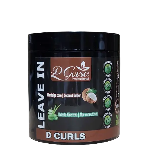 [2] Leave-In Cream - Coconut and Aloe Vera - D Guisa 500ml