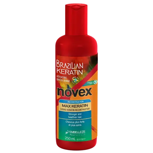 [876120002848] Queratina Líquida Reconstrutora - Max Queratina Vegetal Brasileira - Novex 250ml