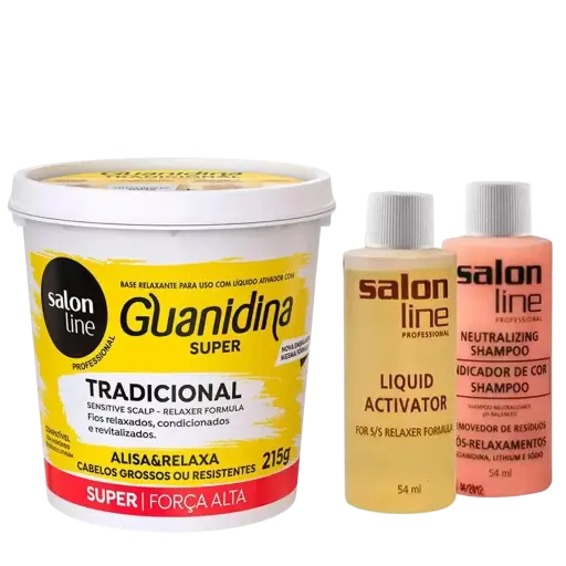 [7908458325238] Desfrisante à Base de Guanidina - Tradicional Super - Salon Line 218g
