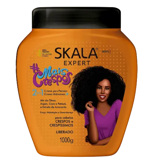 [7897042018918] Máscara & Creme de Pentear - #Mais Crespos - Skala 1kg