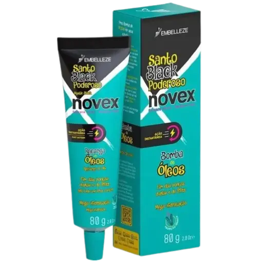 [7896013503316] Carga de Óleos - Santo Black Poderoso - Novex 80g