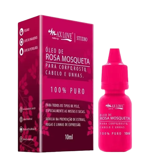 [7908240512518] Óleo de Rosa Mosqueta 100% Puro - Max Love Studio 10ml