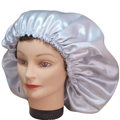 Anti-Frizz Satin Bonnet - Handmade - Double-Sided Satin - Large Sizes