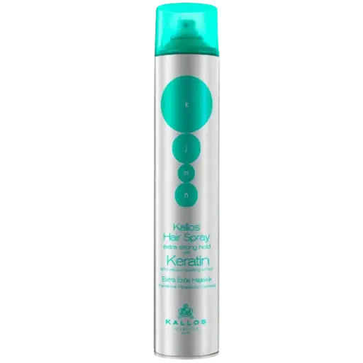 [5998889508456] Extra Strong Hold Hair Spray with Keratin Vapour Repelling Effect - Kallos 750 ml