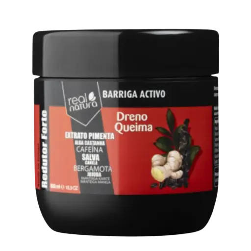 [5600493407482] Belly fat loss and firming massage gel - Dreno Queima - Real Natura 500ml
