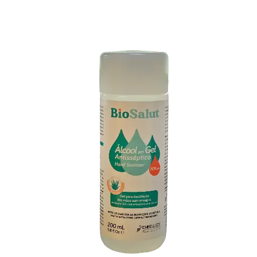 [8761200047364] Hand Sanitizer Gel - Antiseptic 70% v/v with Aloe Vera - Biosalut 200ml