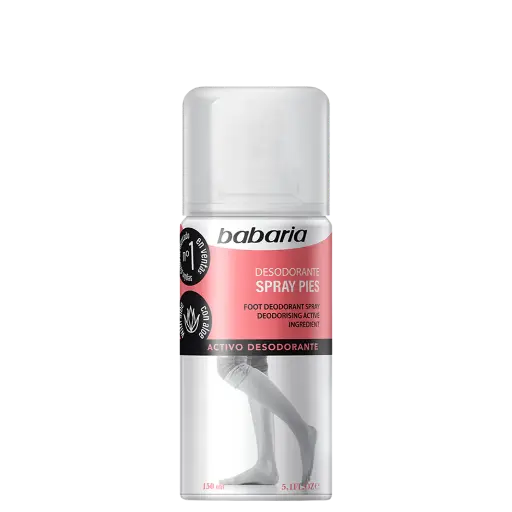 [8410412028134] Foot Deodorant Spray - Aloe Vera - Eliminates Odor and Reduces Humidity - Babaria 150ml