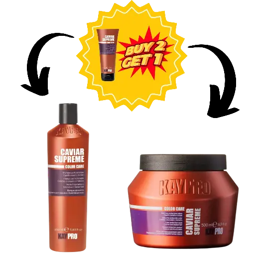 [8028483228751] Kit Profissional - Caviar Supreme - Realça e Protege a Cor do Cabelo - KayPro​
