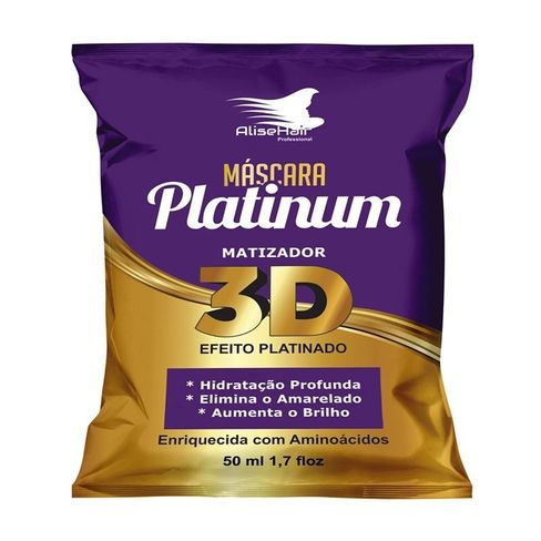 [7899815708361] Masque Capillaire – Alise Hair Professional Cosmetics – Platinum Matizador 50ml